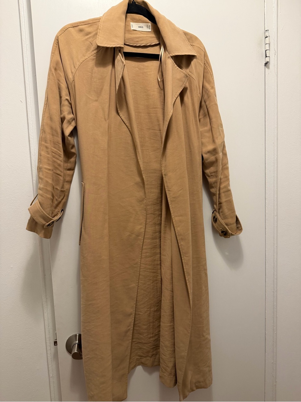 Mango Camel/Tan Classic Trench Coat